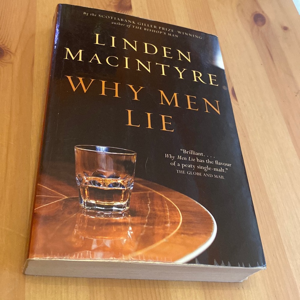 Why Men Lie by Linden Macintyre paper back book